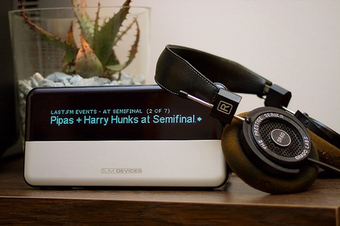 Last.fm auf einer Squeezebox von Logitech / Slim Devices